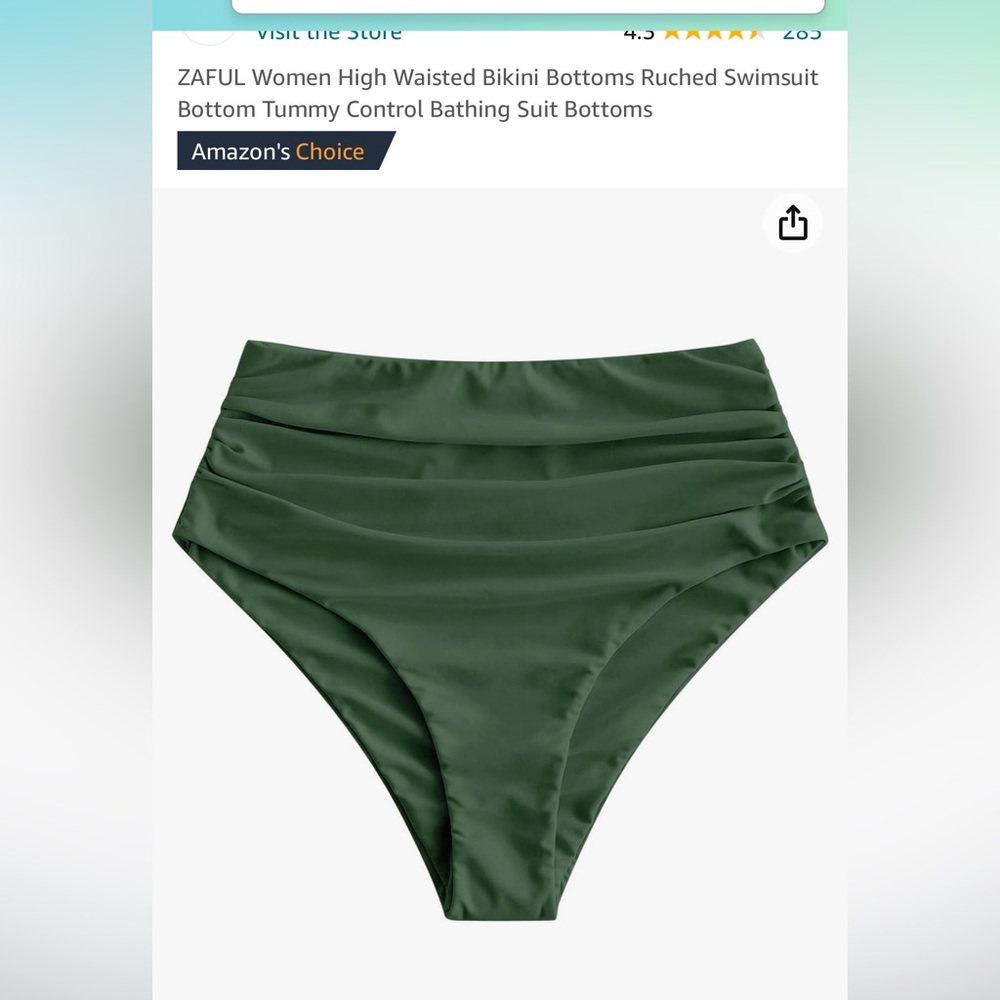 High waist bikini